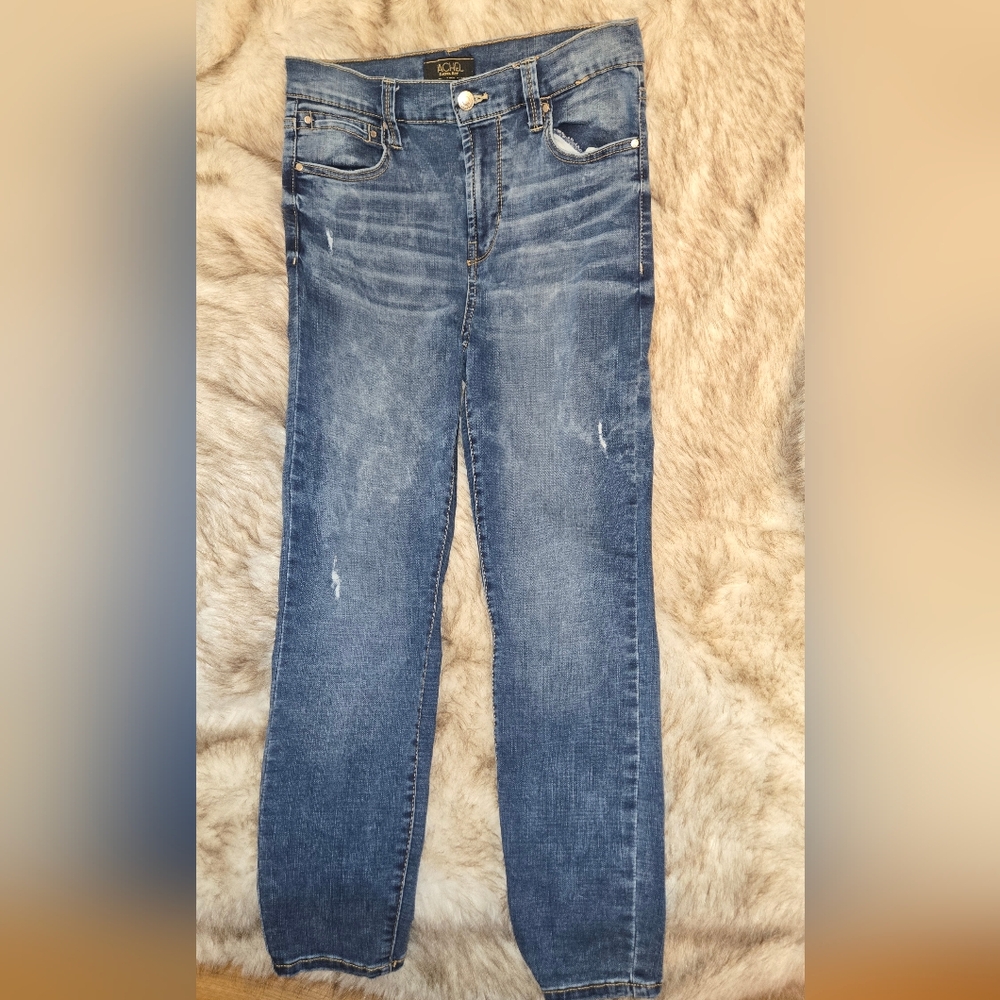 RACHEL Rachel Roy Straight Leg Blue Jeans